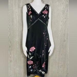 Rare Vintage Spenser Jeremy beaded floral dress